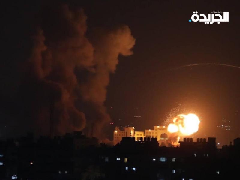 القصف الإسرائيلي على غزة