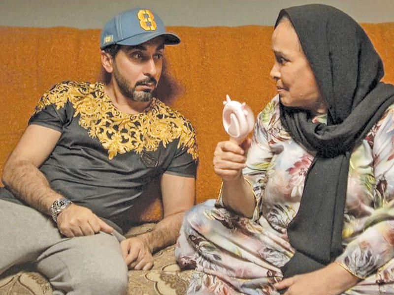 الفنانة حياة الفهد مع المنتج  يوسف الغيث