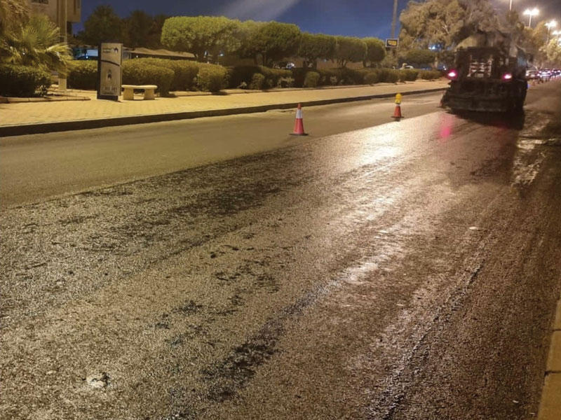 جانب من اعمال الوزارة في محافظة حولي 