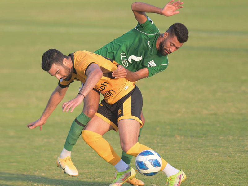 جانب من مباراة القادسية أمام إف سي زد المصري