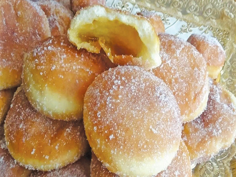 جانب مشروع الشاب عماد الجزائري طبق الدوناتس