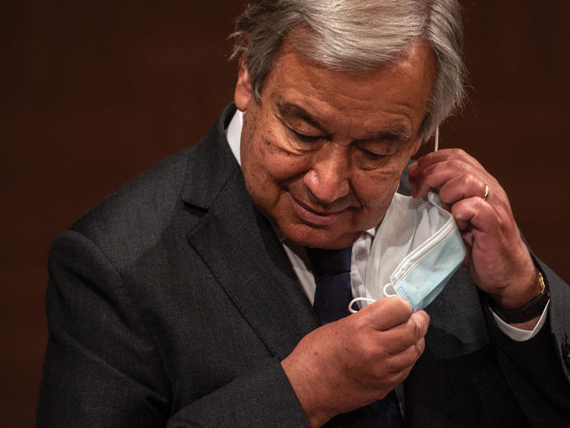  الأمين العام للأمم المتحدة أنطونيو غوتيريش