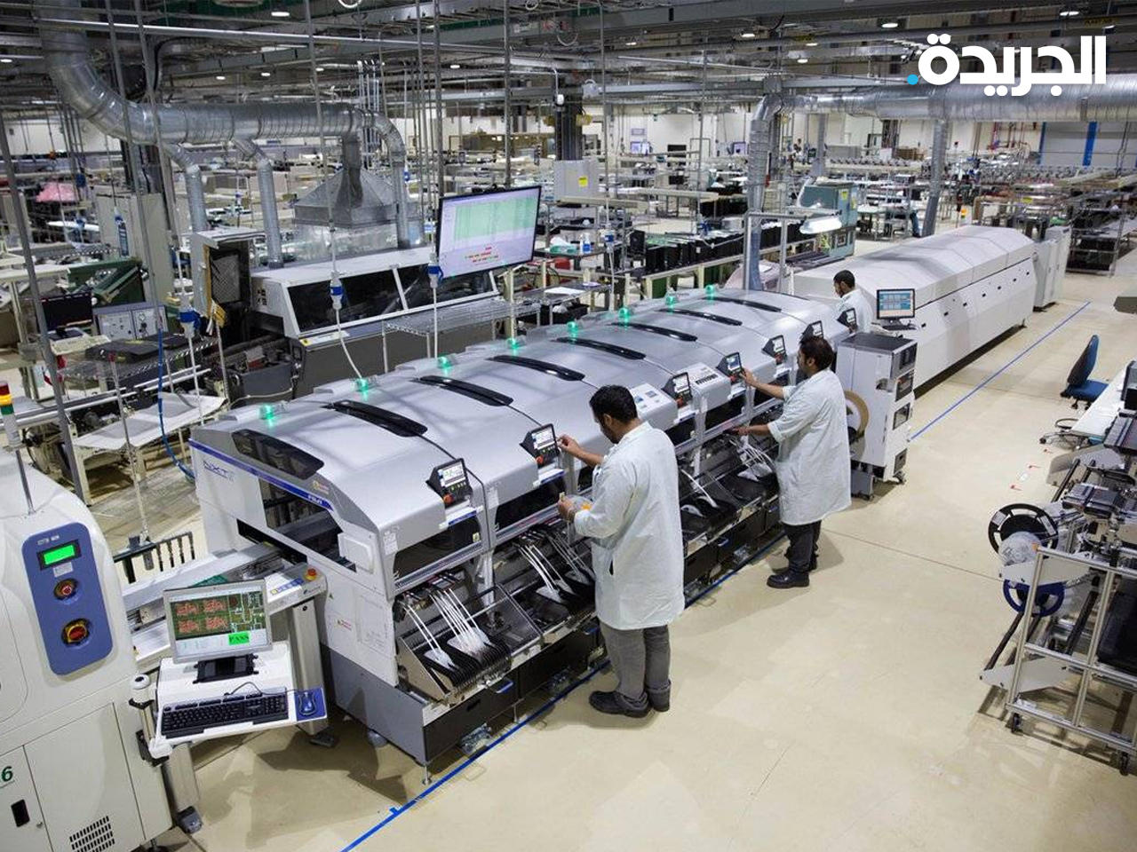 أحد المصانع في السعودية