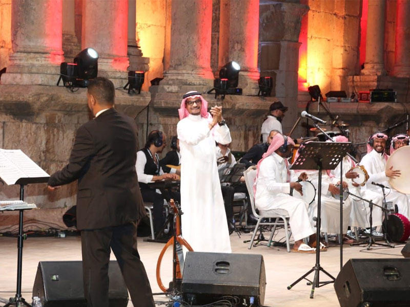 رابح صقر يختتم فعاليات مهرجان جرش 