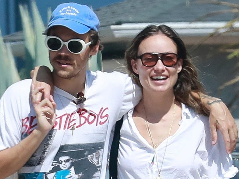 النجمان البريطاني ​هاري ستايل و​أوليفيا وايلد​