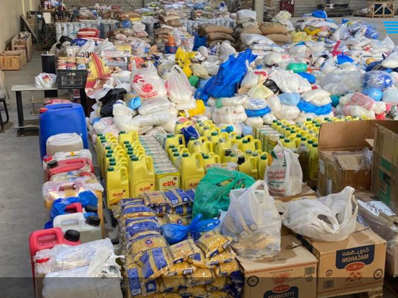 مواد التموين المضبوطة 