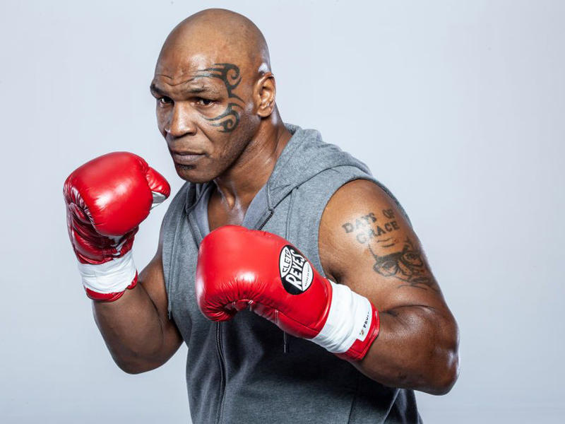 بطل الملاكمة السابق الأميركي مايك تايسون 