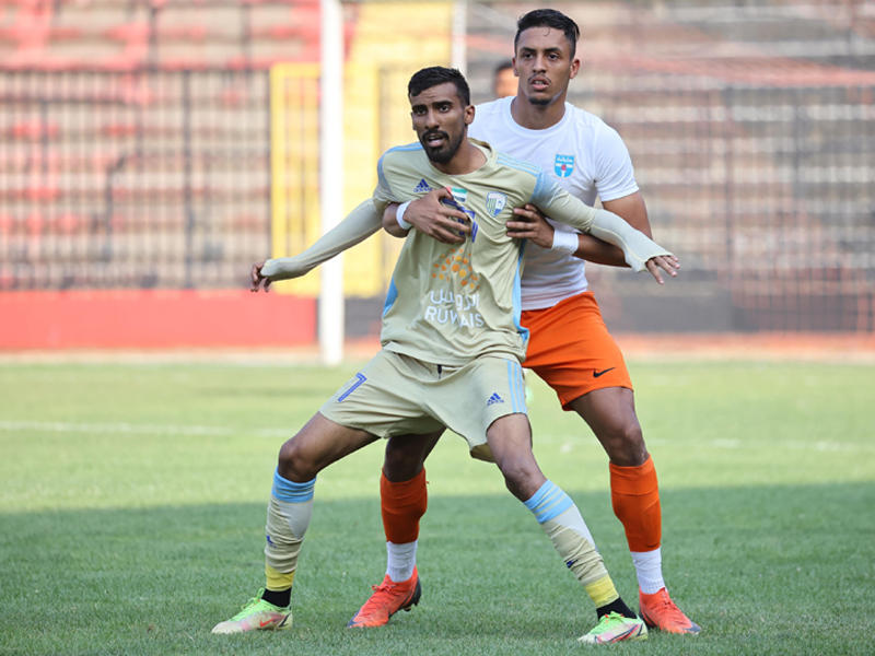 جانب من مباراة كاظمة والظفرة