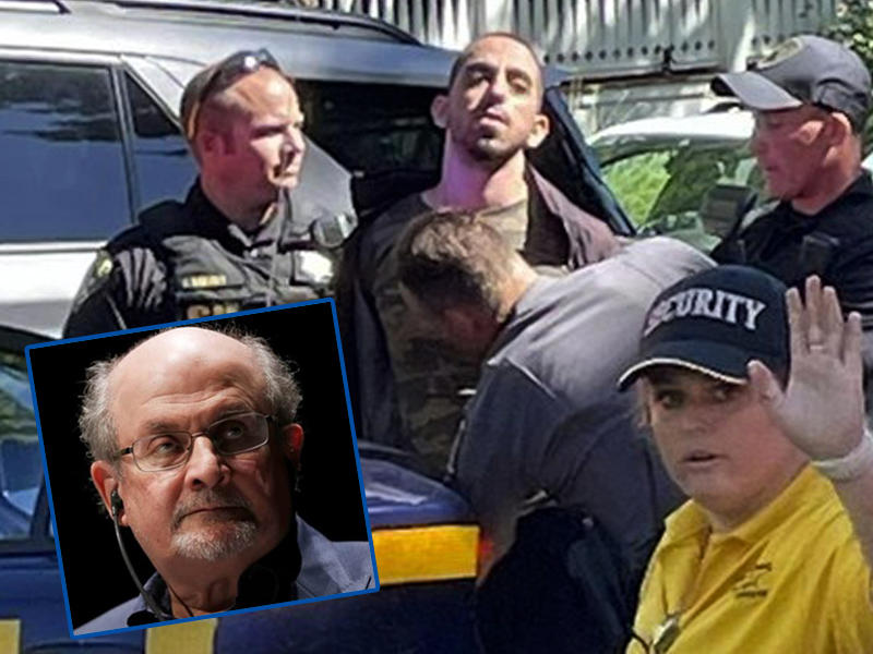 طاعن رشدي مع الشرطة