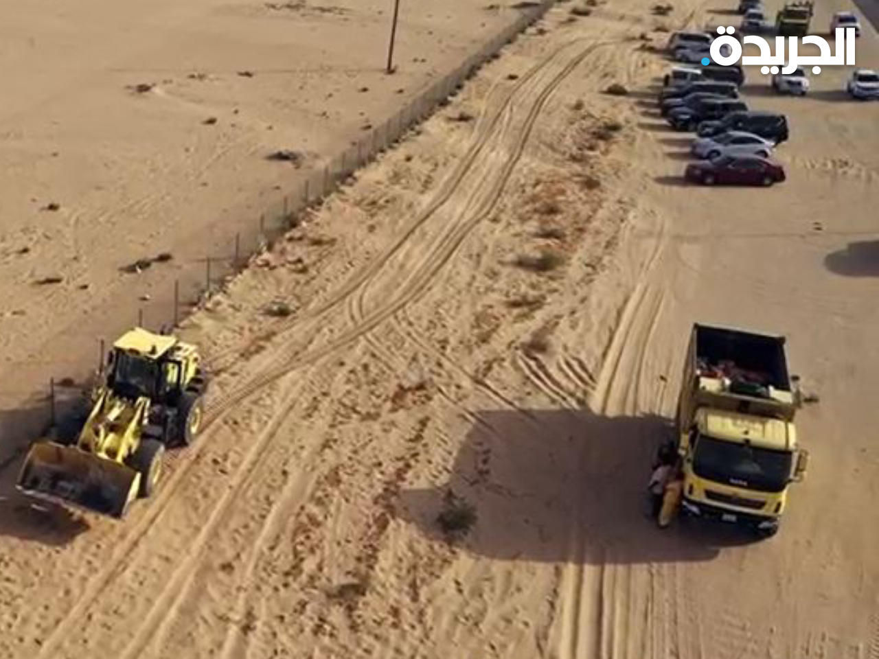 جانب من الحملة التفتيشية في منطقة الوفرة 