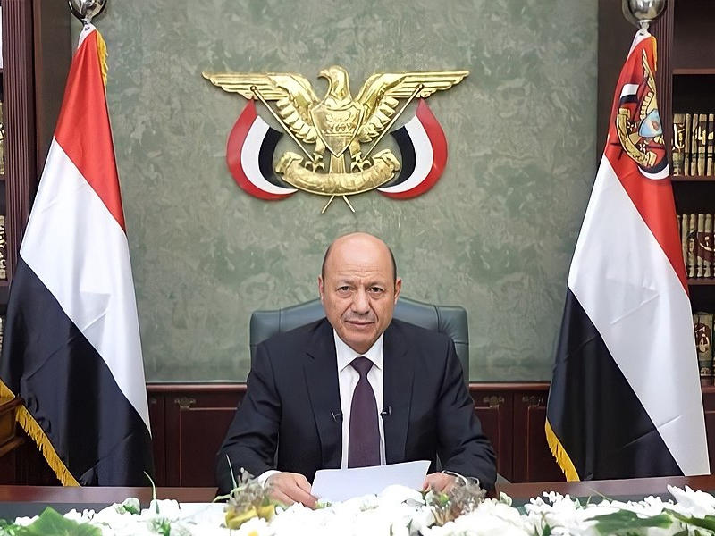 رئيس مجلس القيادة الرئاسي في اليمن رشاد العليمي