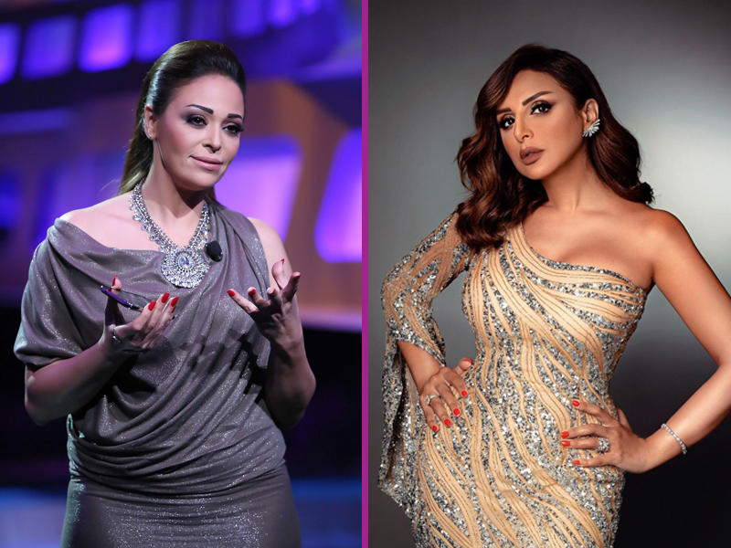 النجمتان أنغام وداليا البحيري 