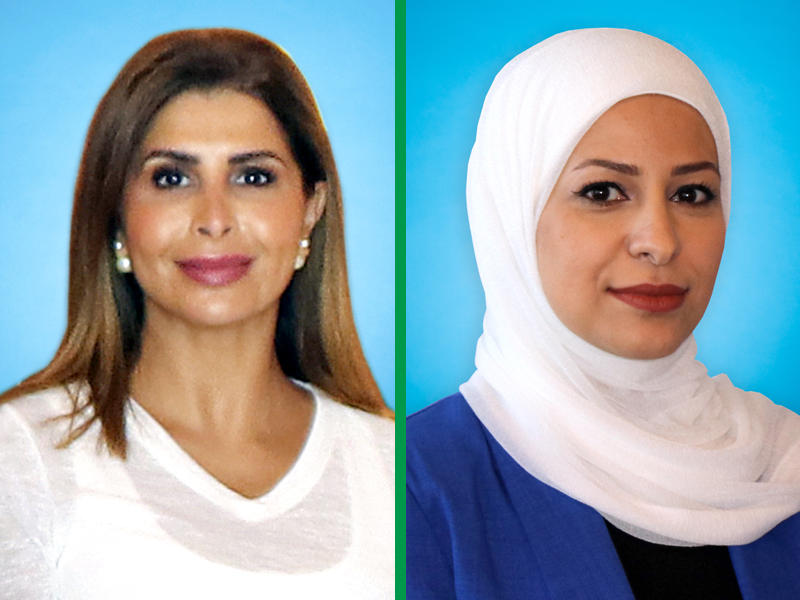 سندس سعد ودينا الرفاعي