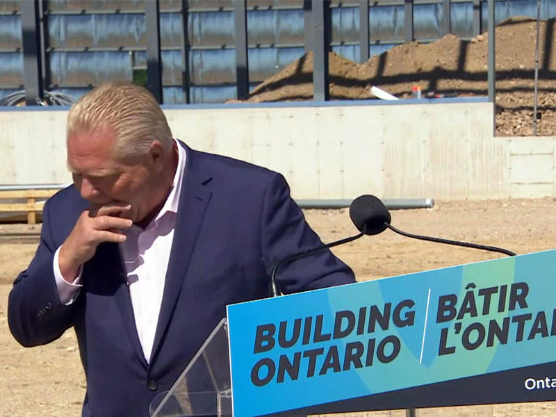 البرلماني دوغ فورد، الممثل لمقاطعة أونتاريو الكندية