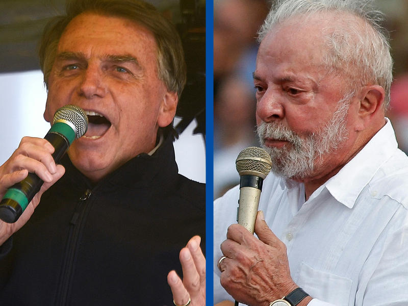  الرئيس السابق لويس إيناسيو لولا دا سيلفا - الرئيس المنتهية ولايته جايير بولسونارو
