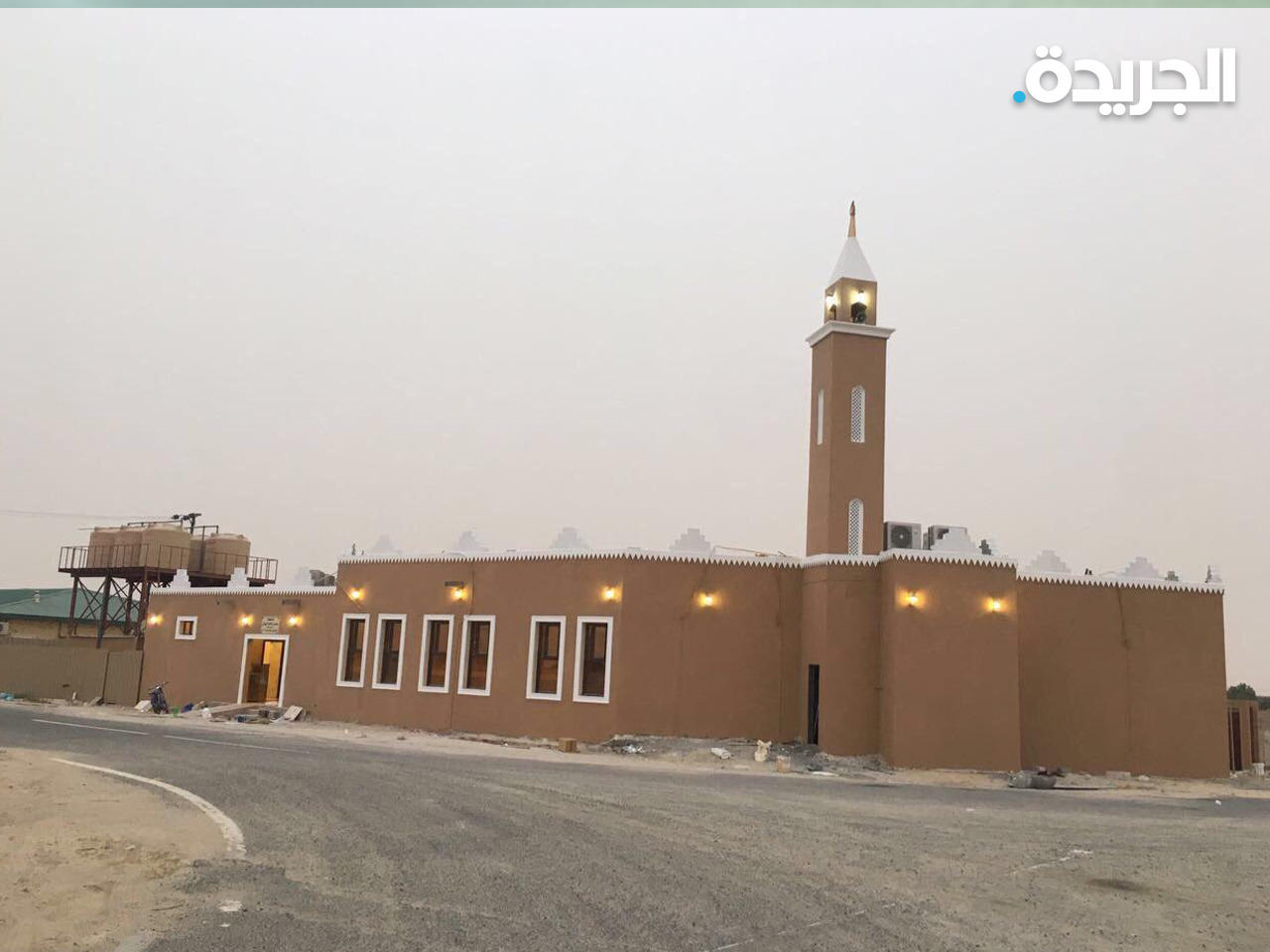 مسجد في منطقة الوفرة الزراعية