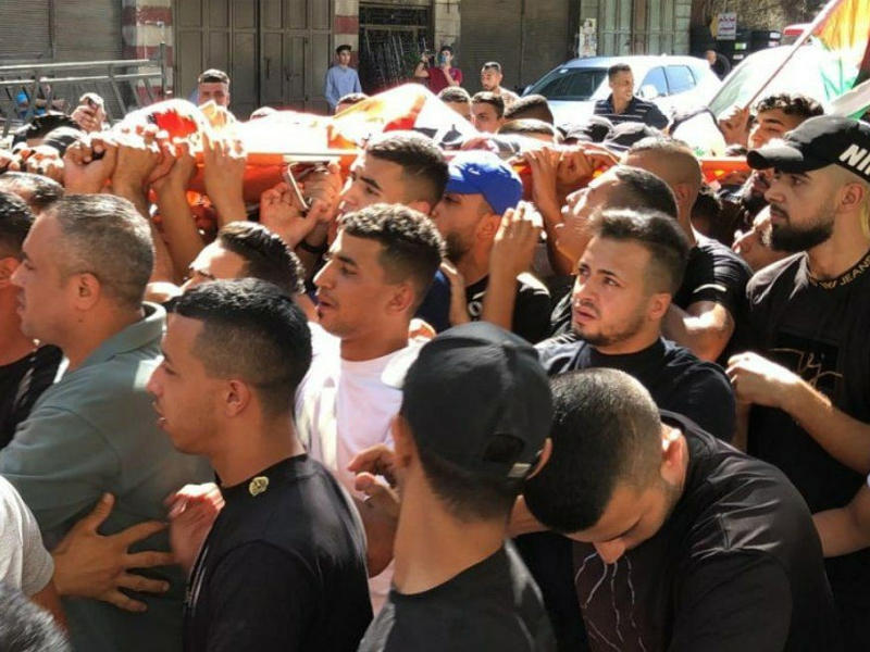 تشييع القتلى على يد الاحتلال