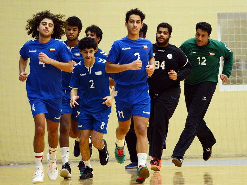 تدريب سابق لـ «ناشئي اليد»