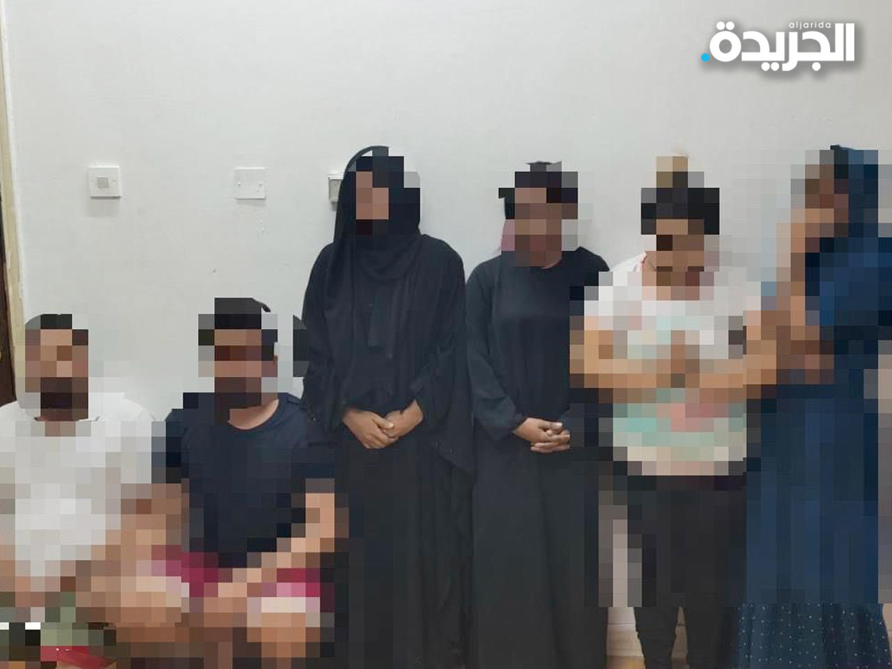 عدد من المضبوطين