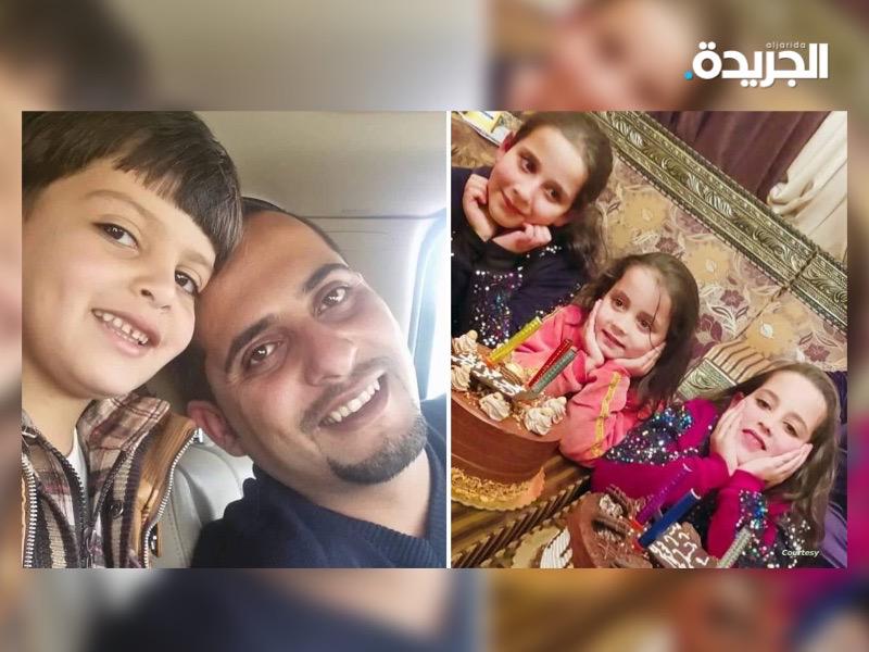 الأب مع أطفاله