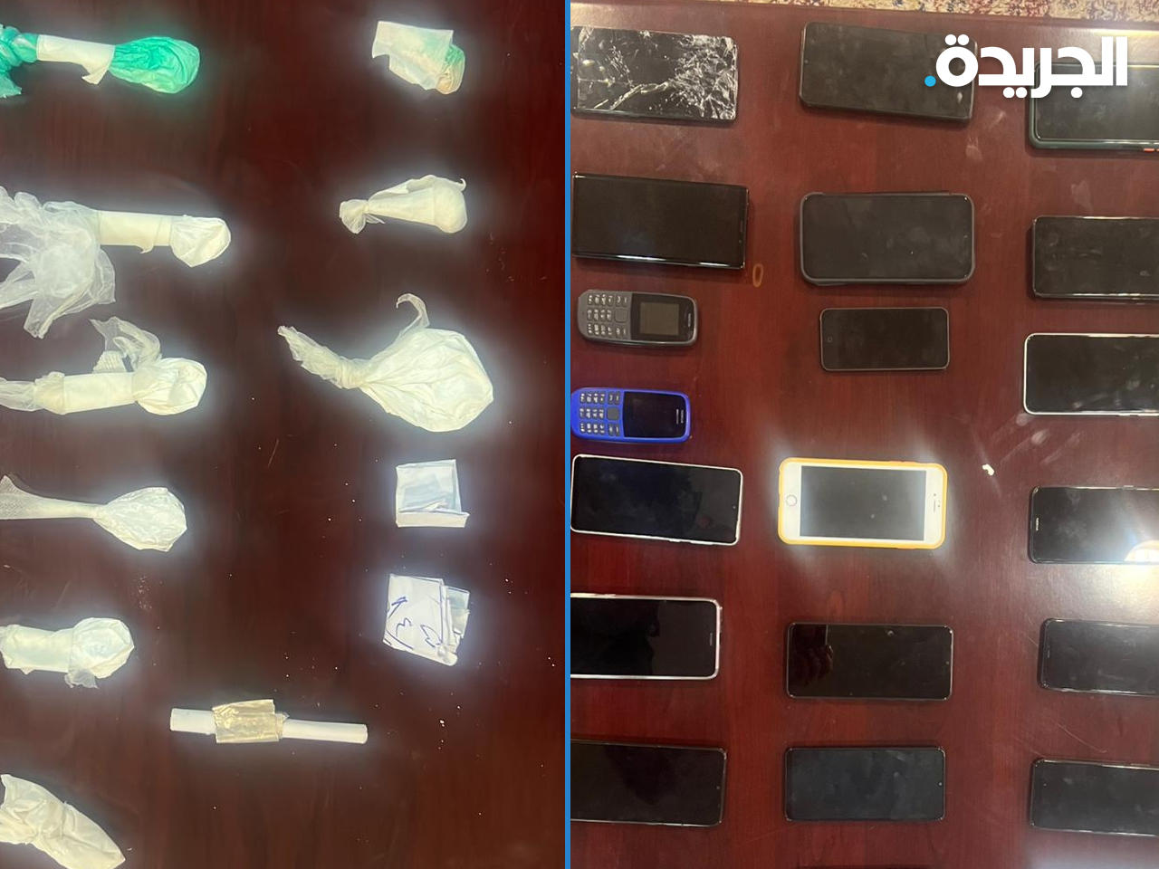 ضبط هواتف ومخدرات في حملة تفتيشية على عنابر السجن المركزي 