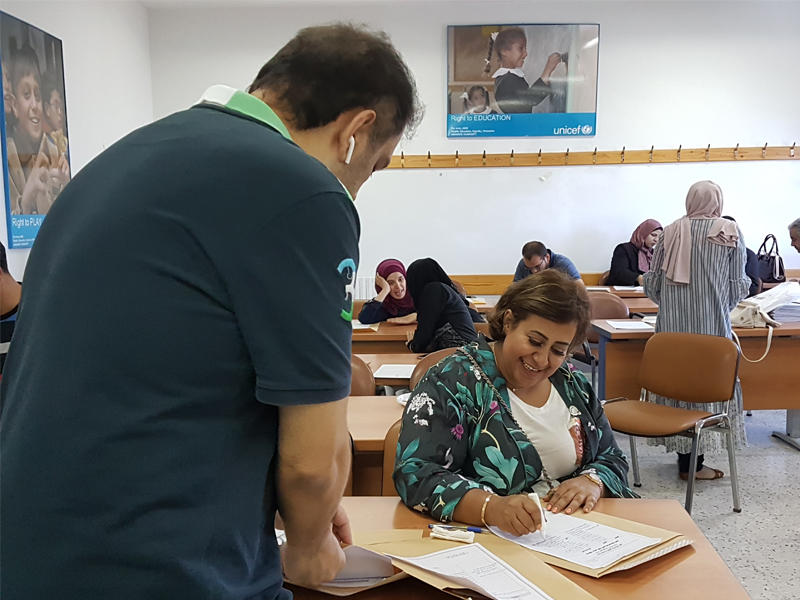 جانب من أعمال لجنة فلسطين في أعوام سابقة