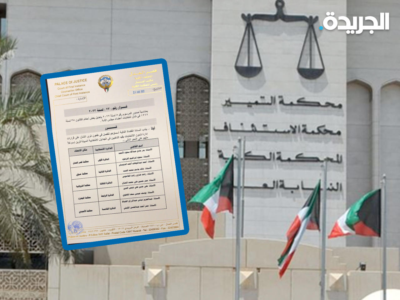 قرار ندب القضاة