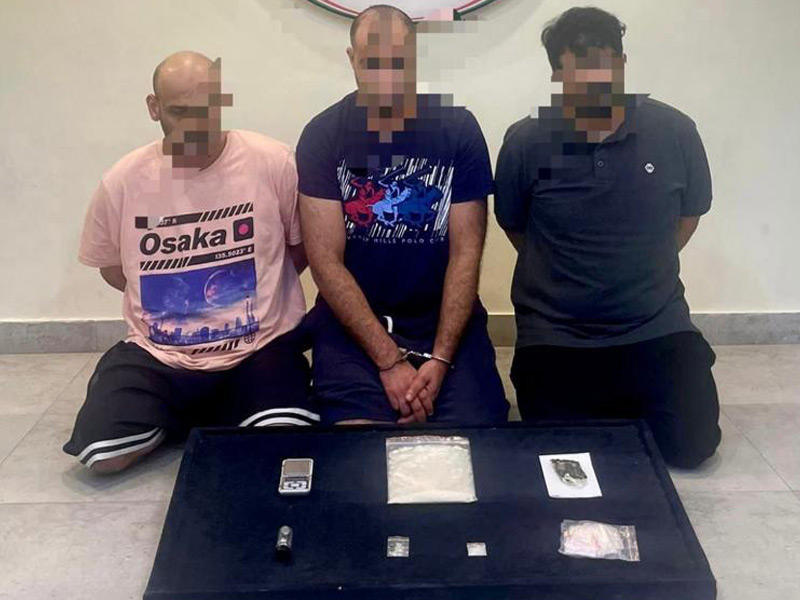 المتهمون الثلاثة في القضية الأولى