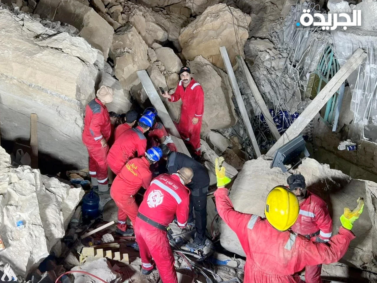 انتشال 7 جثث من موقع قطارة الإمام علي