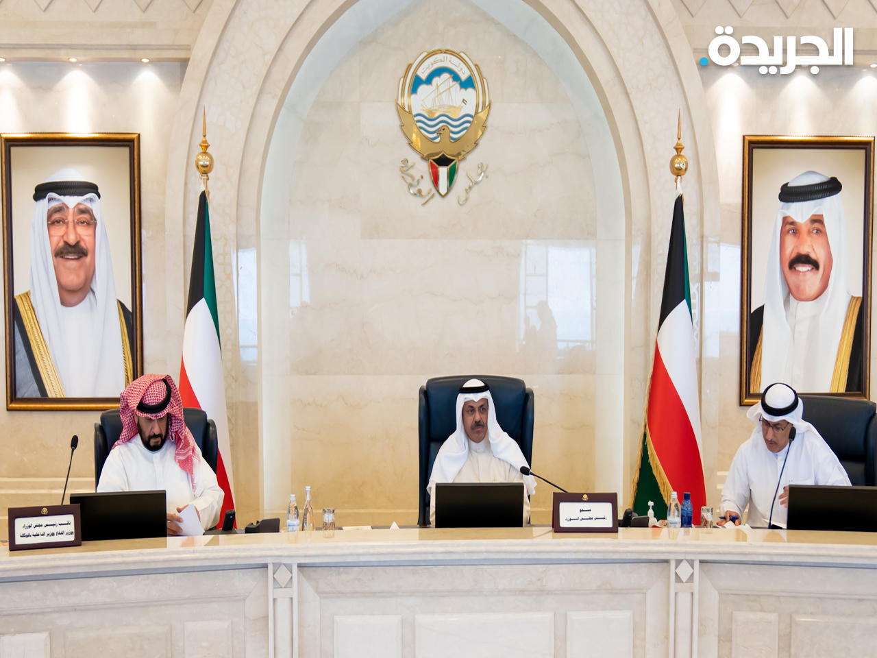 سمو الشيخ أحمد النواف مترأساً الاجتماع الأسسب مجلس الوزراء الأسبوعي