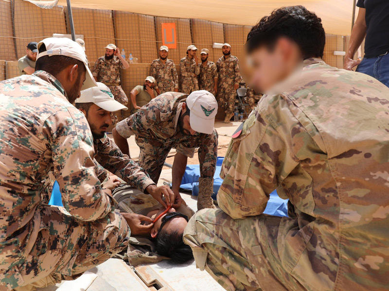 تدريب أميركي لقوة المغاوير الطبية في «التنف» الخميس