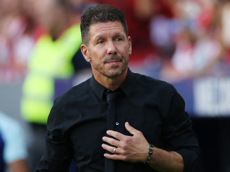 المدير الفني لأتلتيكو مدريد دييغو سيميوني 