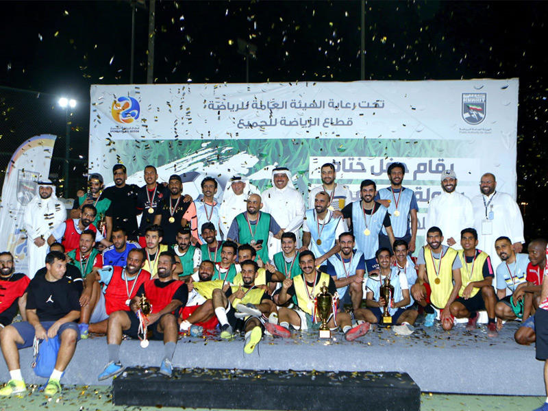 الهدبة والهزيم يتوسطان الفرق الفائزة