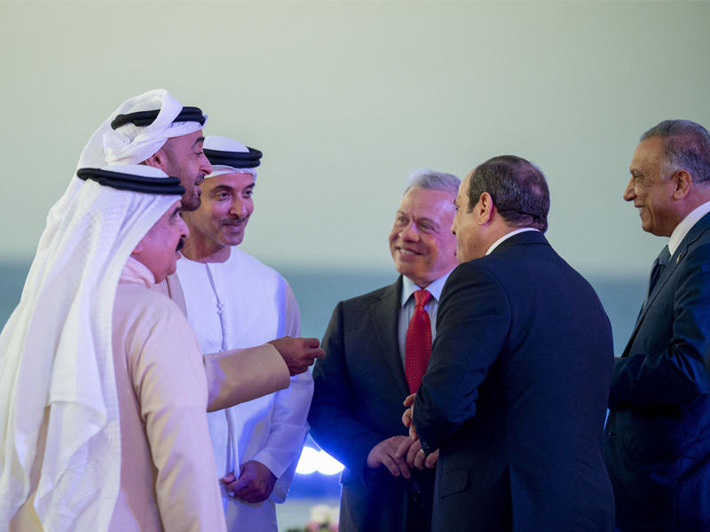 جانب من افتتاح فندق ريجال هايتس في العلمين  (أ ف ب)