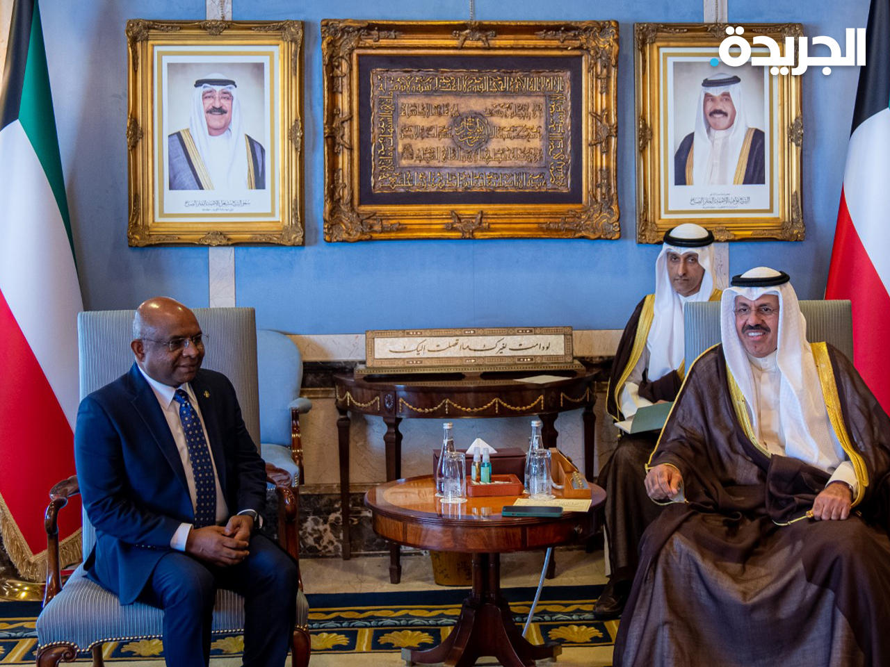 سمو رئيس مجلس الوزراء مستقبلاً رئيس الجمعية العامة للأمم المتحدةn