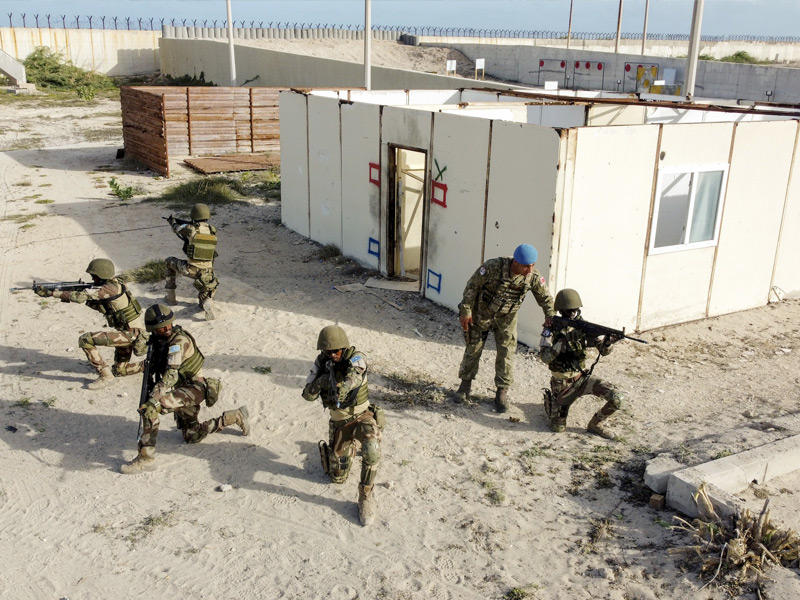 الجيش التركي يدرب نظيره الصومالي