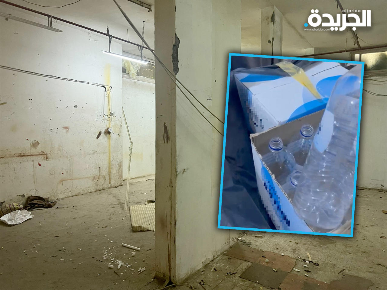 رصد سرداب لتصنيع الخمور وفي الاطار بعض من المضبوطات n