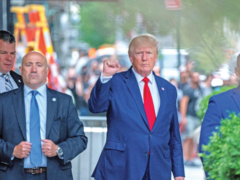 الرئيس السابق دونالد ترامب