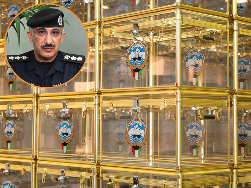 صناديق الاقتراع جاهزة و في الاطار المدير العام للشؤون القانونية في وزارة الداخلية العقيد الحقوقي صلاح الشطي