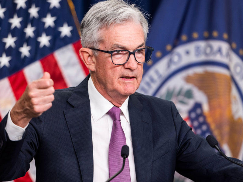  رئيس الاحتياطي الفدرالي الأميركي البنك المركزي جيروم باول 