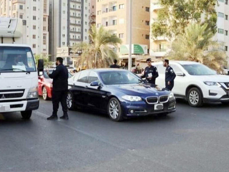 جانب من الحملات الأمنية المرورية