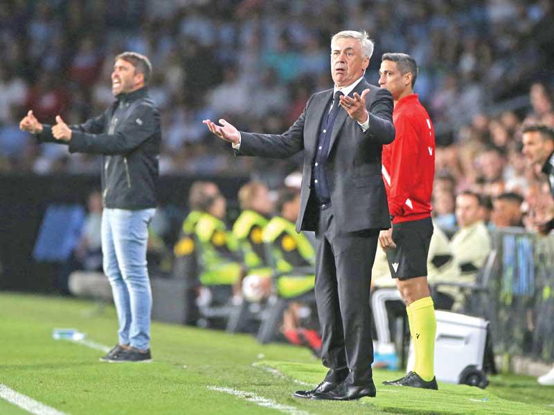 المدير الفني لريال مدريد الإيطالي كارلو أنشيلوتي