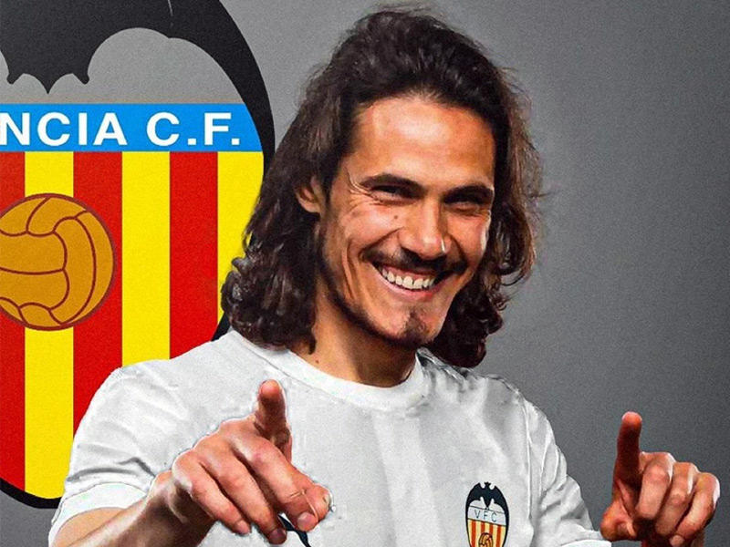 المهاجم الأوروغوياني إدينسون كافاني