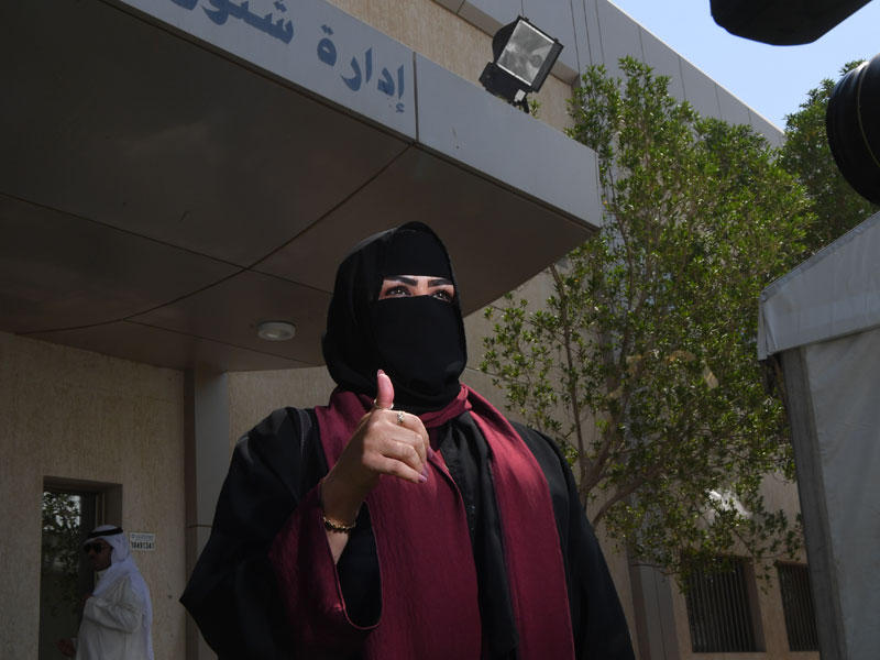 مرشحة الدائرة الرابعة فهيمة الرشيدي