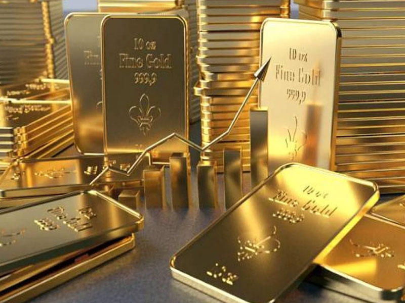 انخفضت الذهب 