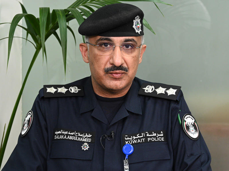 مدير إدارة الشؤون القانونية في وزارة الداخلية العقيد الحقوقي صلاح الشطي