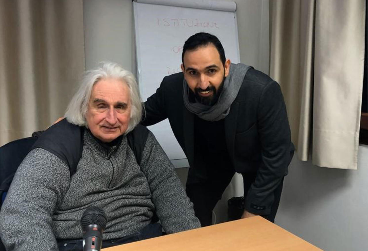 الباحث حسين بوكبر وأدونو برانزليز