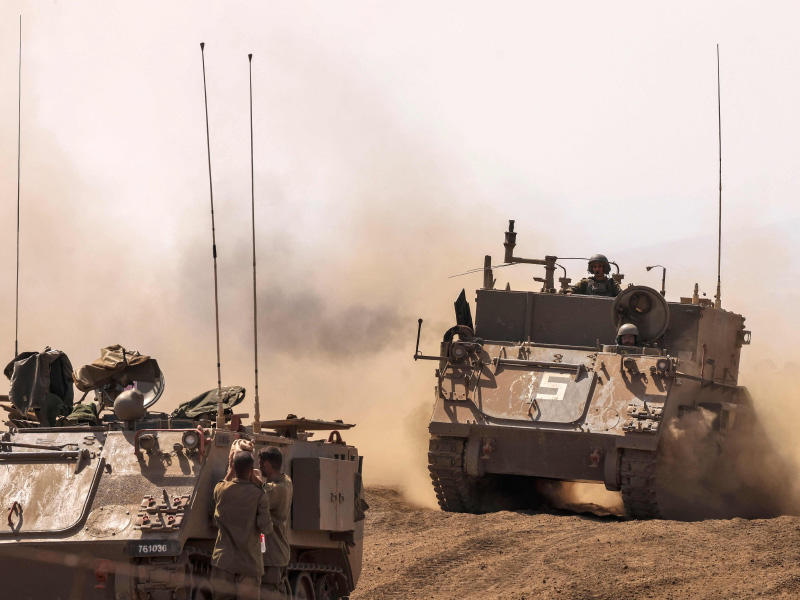 جنود إسرائيليون خلال تدريب في الجولان قبل أيام (أ ف ب)