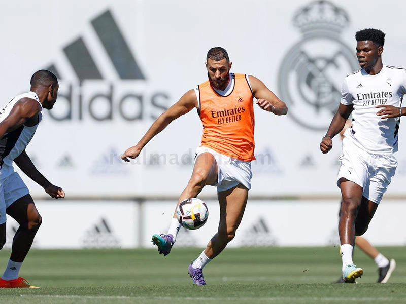 جانب من تدريبات سابقة لريال مدريد