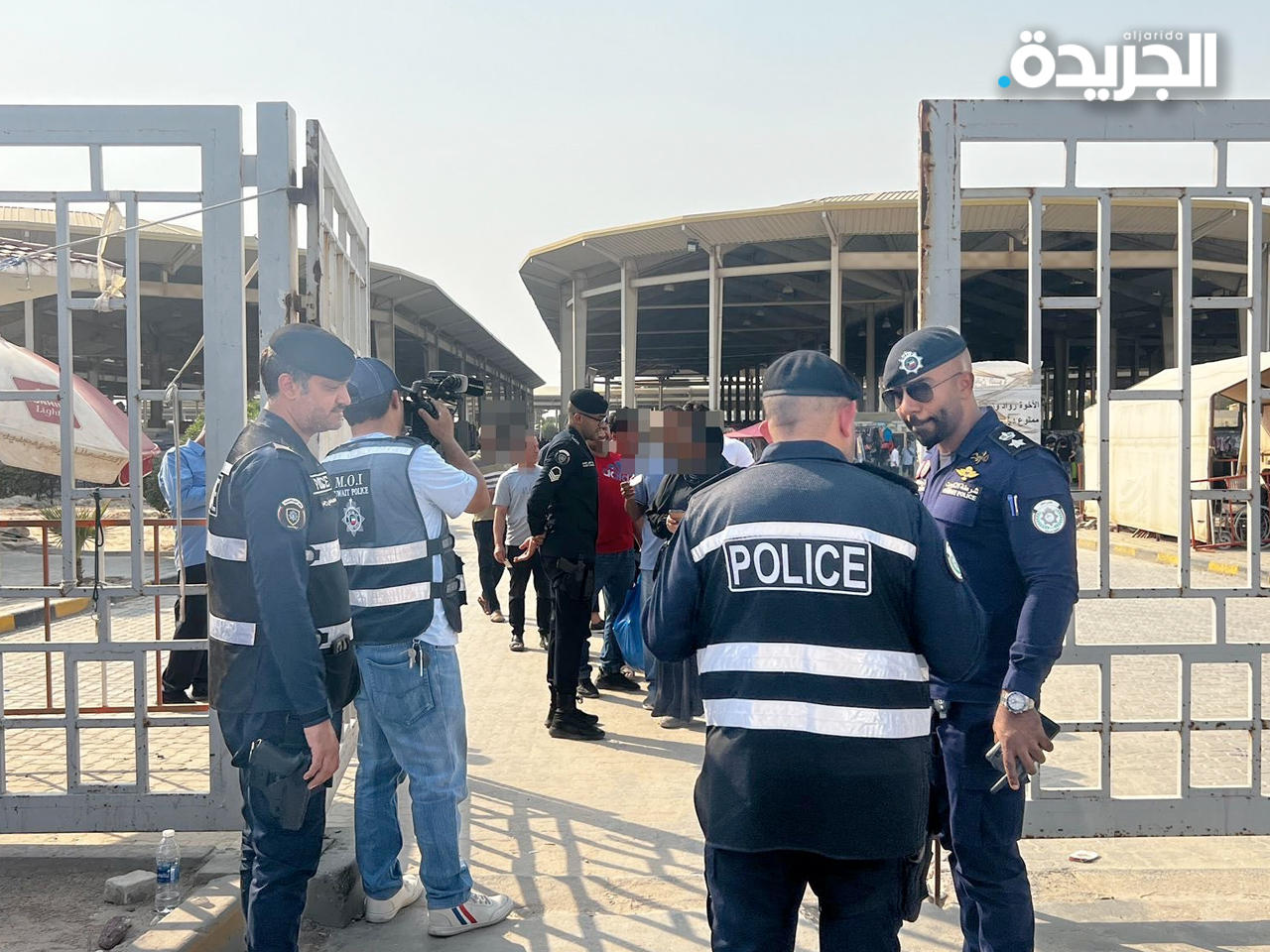 من الحملة الأمنية على سوق الجمعة